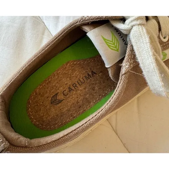 CARIUMA OCA Low Contrast Thread Canvas Sneaker Celeb Obsession Size 6