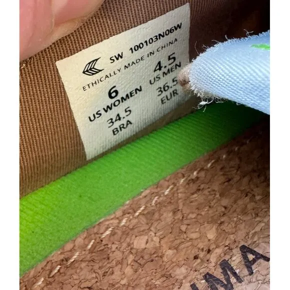 CARIUMA OCA Low Contrast Thread Canvas Sneaker Celeb Obsession Size 6
