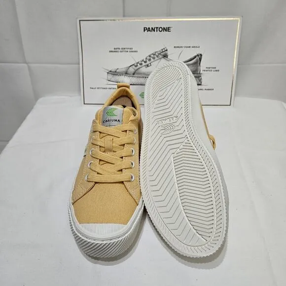 Cariuma OCA Pantone Low Cornsilk Canvas Sneaker 8W 6.5M