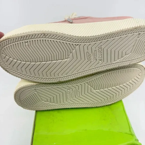 Cariuma Unisex Oca Low Canvas Sneaker Casual Shoes Lace-Up Rose Pink Size 5/6.5