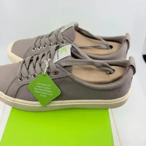 Cariuma Unisex Oca Low Sneaker Casual Shoes Lace-Up Mystic Grey Canvas Sz 9.5/11