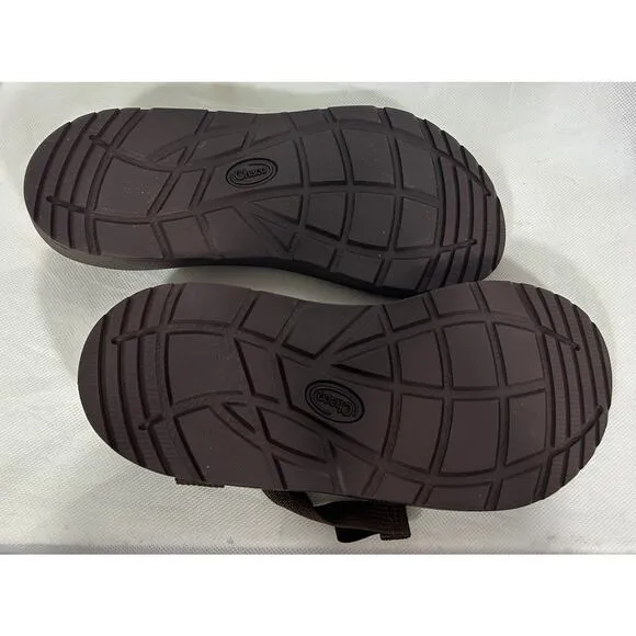 Chaco Bodhi Sandals Brown Orange Webbing Men's 10M With Box