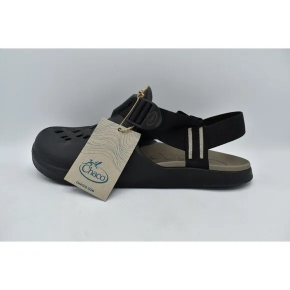 Chaco Mens Size 10 Chillos Black Clogs Shoes