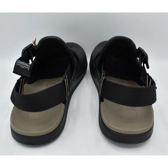 Chaco Mens Size 10 Chillos Black Clogs Shoes
