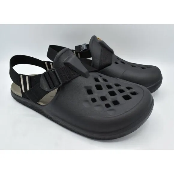 Chaco Mens Size 10 Chillos Black Clogs Shoes