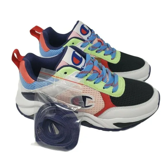 Champion 93 Eighteen SP Block Leather Sneakers Athletic Tennis Shoes Sizes 6 NEW