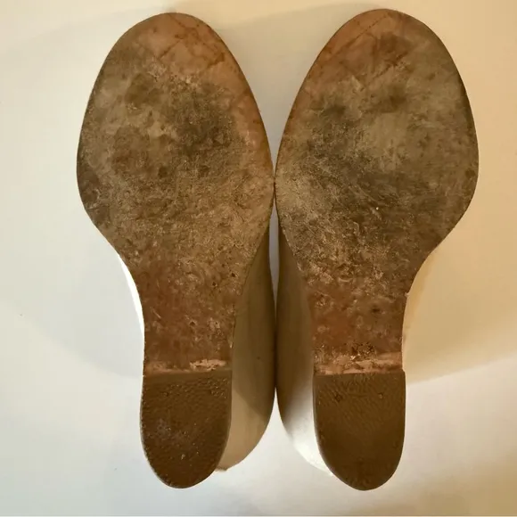 CHANEL Wedge Women's shoes size 5.5
