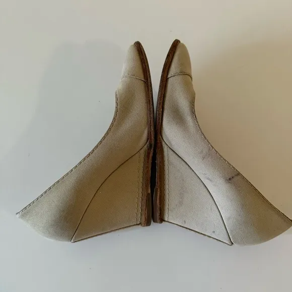CHANEL Wedge Women's shoes size 5.5