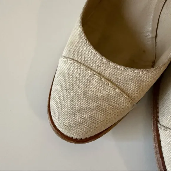 CHANEL Wedge Women's shoes size 5.5