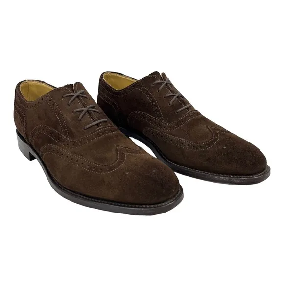 Charles Tyrwhitt | Men’s‎ 7 1/2 | Brown Suede Wingtip Oxford Shoes