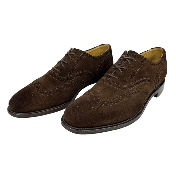 Charles Tyrwhitt | Men’s‎ 7 1/2 | Brown Suede Wingtip Oxford Shoes