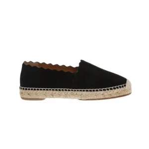 Chloe black Lauren suede Espadrilles flat shoes