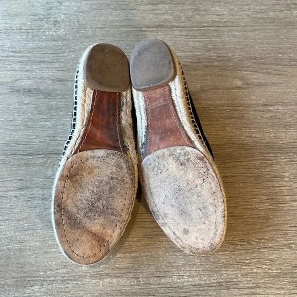 Chloe black Lauren suede Espadrilles flat shoes