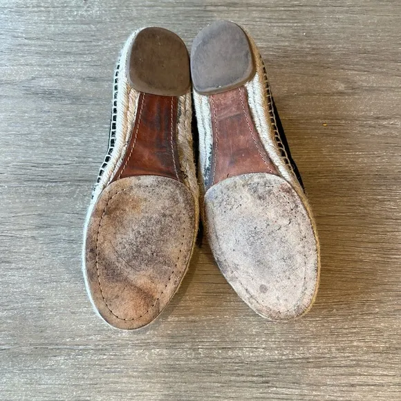 Chloe black Lauren suede Espadrilles flat shoes