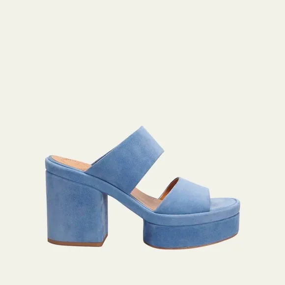 CHLOEOdina Suede Two-Band Platform Sandals