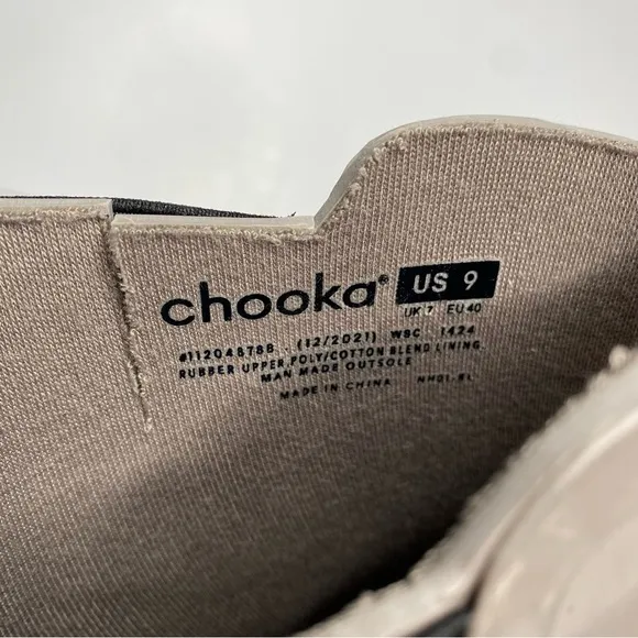 Chooka Gray Rubber Chelsea Boot 9