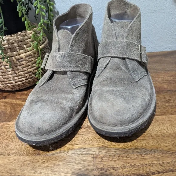Clark Buckle Suede Desert‎ Boots Size 7