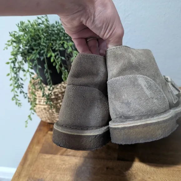 Clark Buckle Suede Desert‎ Boots Size 7