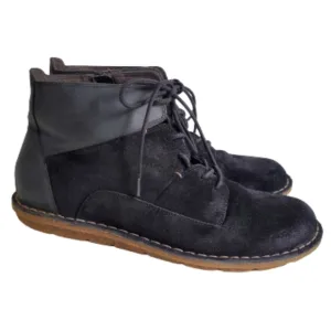 Clarks Black Tamitha Key Suede &amp;‎ Leather boots