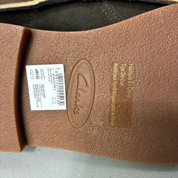 Clarks Chukka Boots Men 12 M Suede Leather Upper