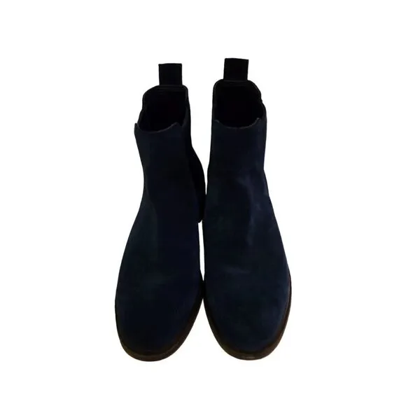Clarks Clarkdale Arlo Blue Suede Chelsea Boots Size 7.5W