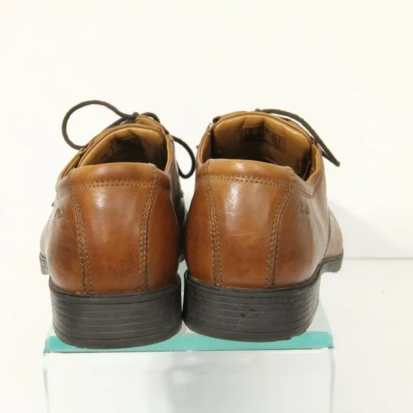 Clarks Collection Dress Shoe Mens Cap Toe Oxford sz 9 Leather