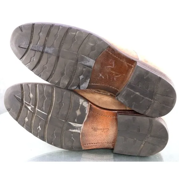 Clarks Denton Men's Cap Toe Comfort Dress Shoes Size 10.5 Leather Brown
