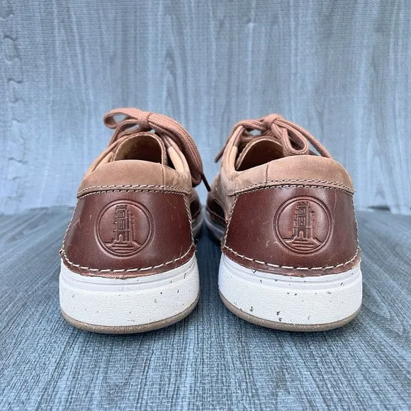Clarks Men's Nature 5 Lo Leather Shoes Dark Tan‎ Mens 9 M