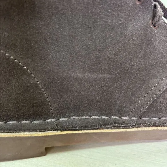 Clarks Men's Shoes Sz 10.5‎ Dark Brown Suede Bushacre 2 Chukka Boots 26082289