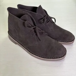 Clarks Men's Shoes Sz 10.5‎ Dark Brown Suede Bushacre 2 Chukka Boots 26082289