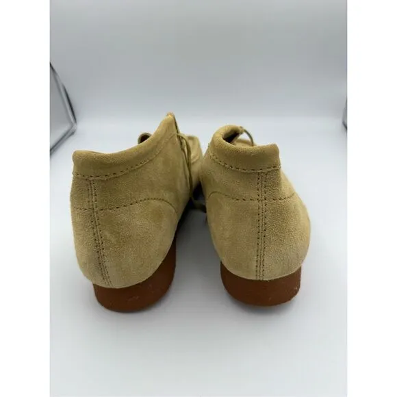 Clarks Mens Shoes Wallabee Evo Casual Lace Up Low Top Suede Green Size 13