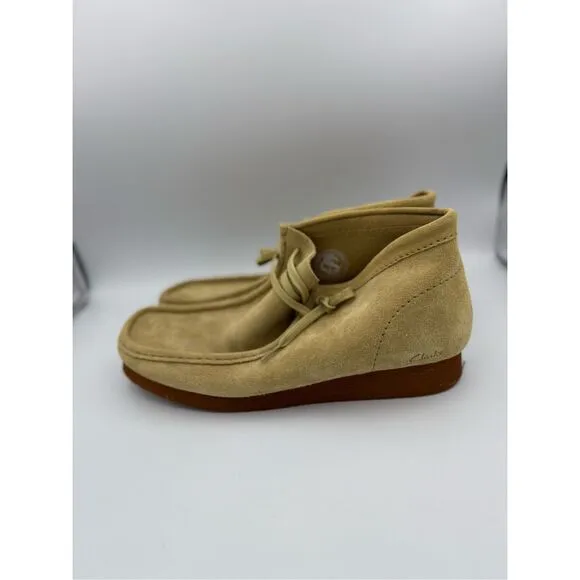 Clarks Mens Shoes Wallabee Evo Casual Lace Up Low Top Suede Green Size 13