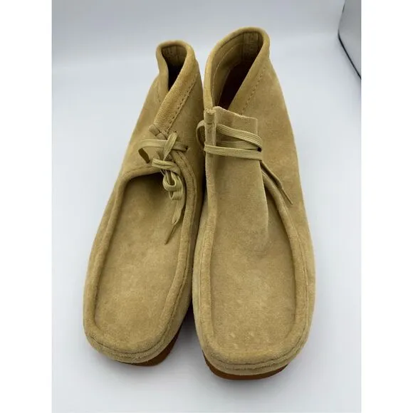Clarks Mens Shoes Wallabee Evo Casual Lace Up Low Top Suede Green Size 13