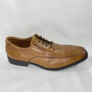 Clarks Men’s Tilden Walk Oxford Leather Shoes Color Brown. Size 12 WIDE …