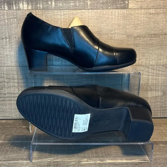 Clarks - Rosalyn Adele “Black Leather” 10955