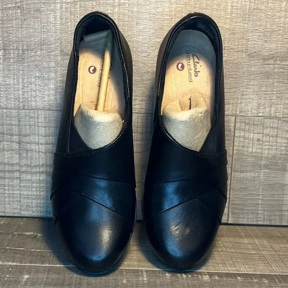 Clarks - Rosalyn Adele “Black Leather” 10955
