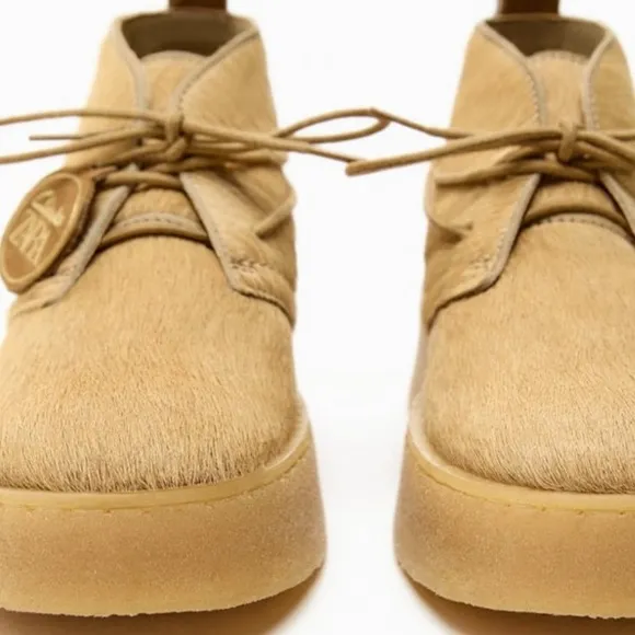 Clarks Zara Pony Leather Shoes