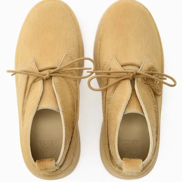 Clarks Zara Pony Leather Shoes