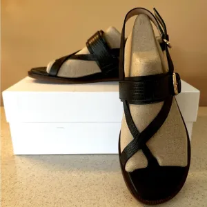 COACH Buckle Flat Sandal.