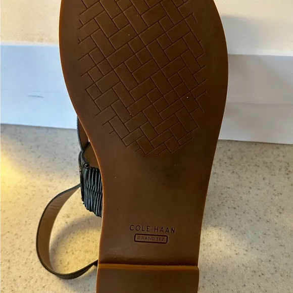 COACH Buckle Flat Sandal.