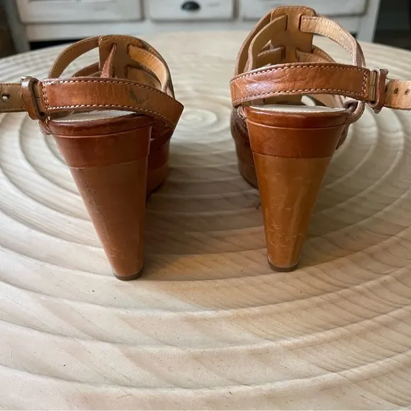 Coach‎ Genuine Leather Wedges Shoes