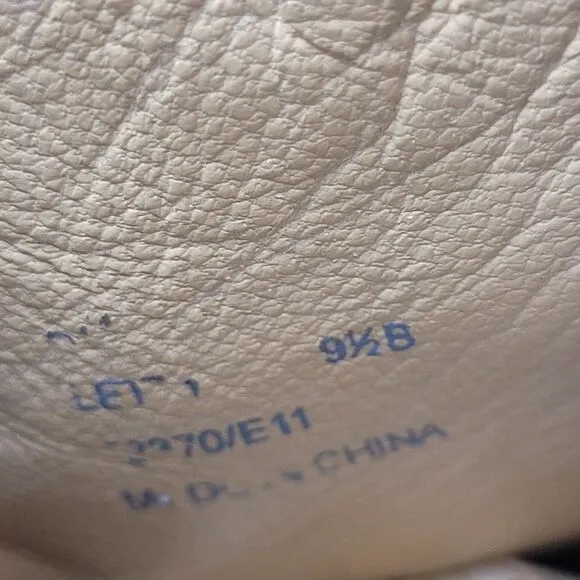 Coach Letty Womens Size 9.5 B Gray  Suede Ankle Wedge Heel Boots Bootie