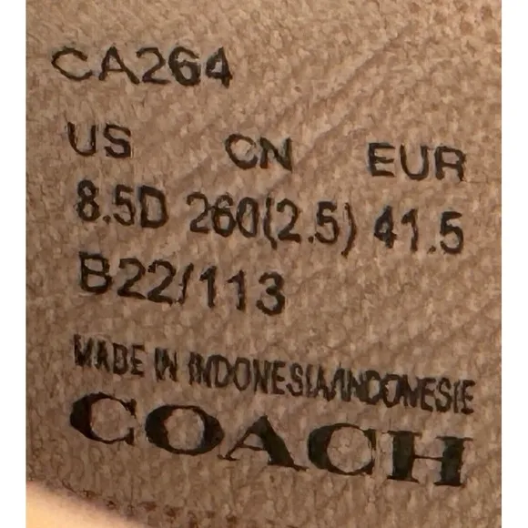 Coach Men's City Sole Court Sneaker Pride Rainbow Signature Size 8.5 D