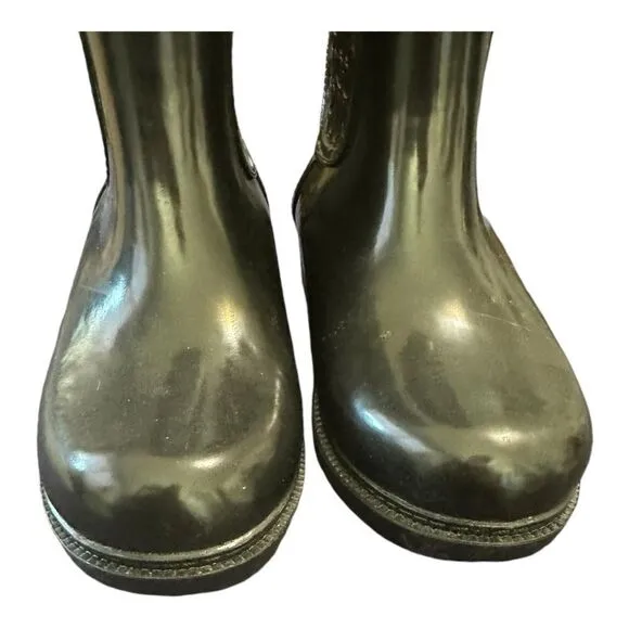 Coach | Signature Rain Rubber Low Top Boots in Black | 6