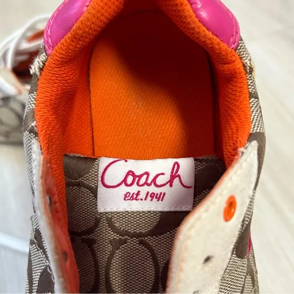Coach signature Sneaker shoes womens size 7