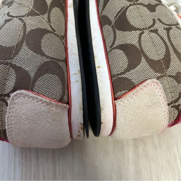 Coach signature Sneaker shoes womens size 7