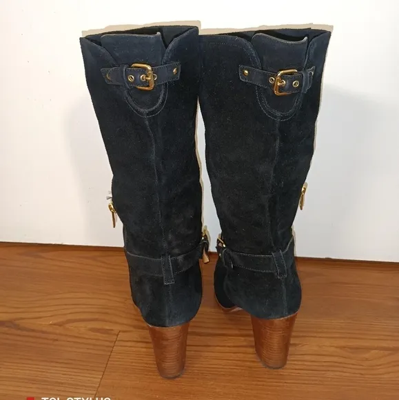 Coach Suede Beverly Boots