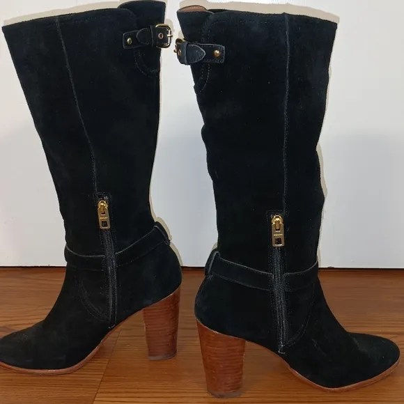 Coach Suede Beverly Boots