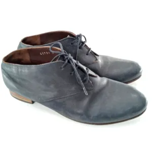 COCLICO Black Oxford Lace Up Shoes.