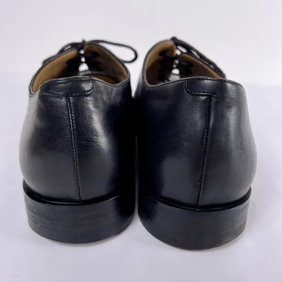 Cole Haan Black Leather Cambridge Plain Oxford Derby Mens Dress Shoes Size 11